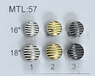 Пуговицы металл на ножке модель 07-MTL-57
