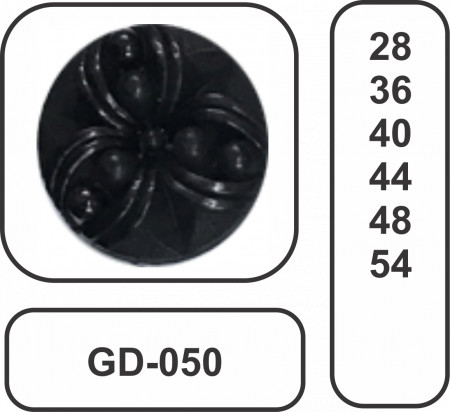Пуговицы полиэстер модель GD-050