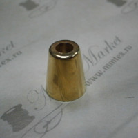 Концевик №7955 колокольчик маленький,металлизированный (уп.1000шт)