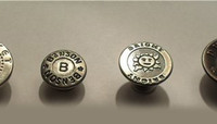 Кнопка 54 система 12.5 мм сталь с логотипом (уп.1440 шт)