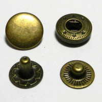 Кнопка Альфа 15мм S сталь (уп.720шт)