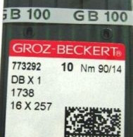 Иглы Groz-Beckert Прямострочные