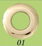 Люверсы для штор № 01 золото-блеск 35мм