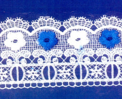 Кружево № 6005604 шир 60мм(уп.9м)