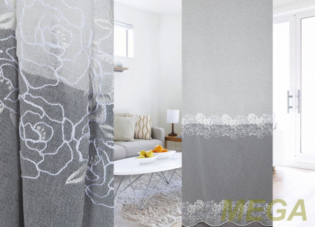 Ткани Тюлевые Лен HX 62004026-C/280<3> LB