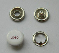 Кнопка рубашечная 9,5мм Закрытая швейная (с логотипом клиента под заказ)