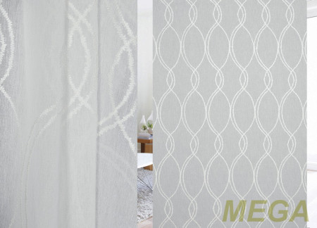 Ткани Тюлевые Лен XL TW165-1/280 LF ut