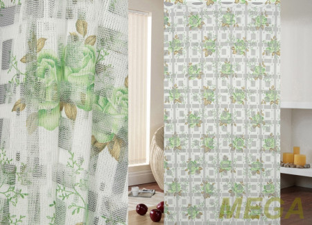 Ткани тюлевые HX 201807-2/green/160s A