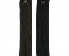 Молния спираль Т-7 реверсивный автомат 18см н/р (100шт)