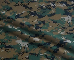 Ткань смесовая Грета-Флис кмф рип-стоп