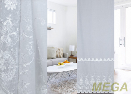 Ткани Тюлевые Лен JL LY-04-w/280 LB