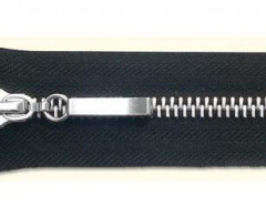 Молния металл Т-8 1 замок 80см (100шт) никель