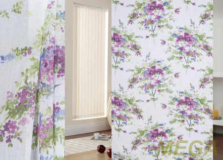 Ткани Тюлевые Лен JAS P5240-PURPLE/270 LPech ut