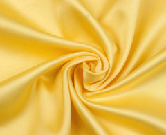 Атлас Сатин 100% п/эстер 100гр/м погон гладь (Черный) (Желтый 0643)