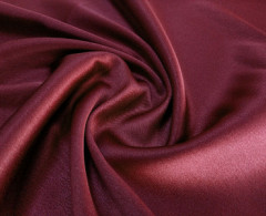 Атлас Сатин 100% п/эстер 100гр/м погон гладь (Черный) (Бордо 1862)