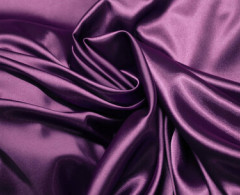 Атлас Сатин 100% п/эстер 100гр/м погон гладь (Черный) (Фиолетовый)
