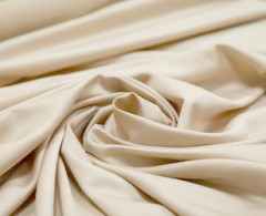 Атлас Сатин 100% п/эстер 100гр/м погон гладь (Черный) (Молочный 0103)