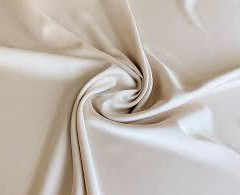 Атлас Сатин 100% п/эстер 100гр/м погон гладь (Черный) (Морская волна)