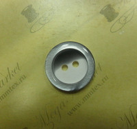 Пуговицы полиэстер 18L-11мм 2-прокола (уп.1000шт.)