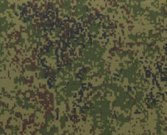 Ткань курточная Таслан 189Т WR/PU Милки 100% п/э 110+/-10гр.м2 рул 100м кмф (D-5/T цифра зеленая)