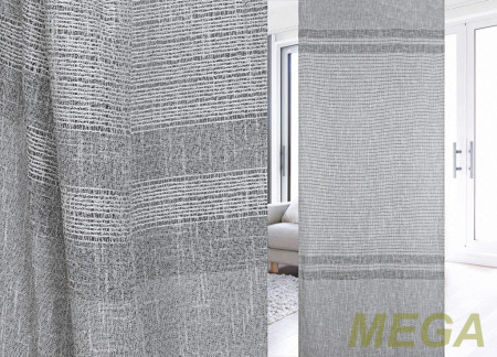 Ткани Тюлевые Лен FAN J19108-grey/280 LF ut