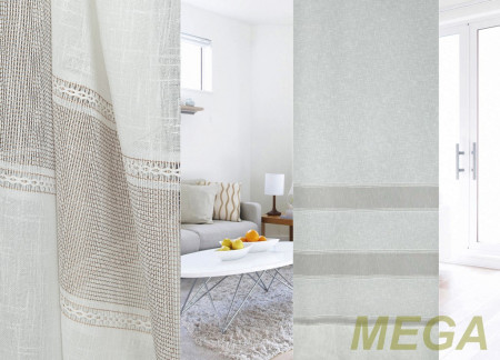 Ткани Тюлевые Лен JL 171-2/280 LF