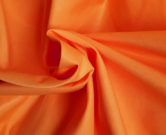 Ткань Габардин 230 шир 150см рул 50м гладь (Черный) (Оранж люминесцентный 02 S)