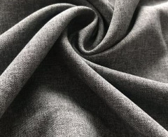 Ткань Габардин 230 шир 150см рул 50м гладь (Черный) (Серый меланж)