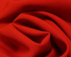 Ткань Габардин 230 шир 150см рул 50м гладь (Черный) (Красный 1664)