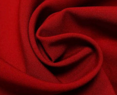 Ткань Габардин 230 шир 150см рул 50м гладь (Черный) (Красный темный)