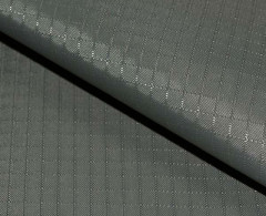 Ткань Оксфорд 600 WR/PU Рип-Стоп 200+/-10гр.м2 гладь (Черный) (Серый темный 5203)