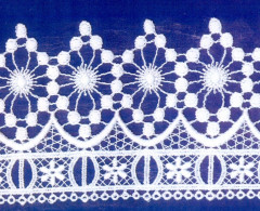 Кружево № 7505638 шир 75мм(уп.9м)