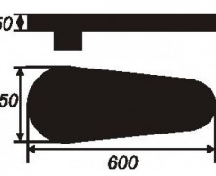Колодка гладильная 006 для Hoffman -2-111