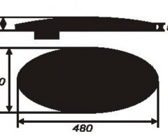 Колодка гладильная 014 для Hoffman -2-111