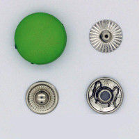 Кнопка Альфа 15мм сталь с пластик.шляпкой (уп.720шт.)