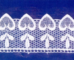 Кружево № 5505678 шир 55мм(уп.9м)